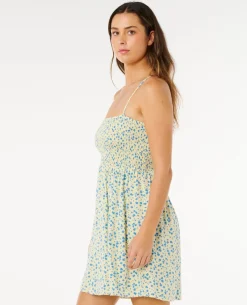 Surf Side Shirred Dress
