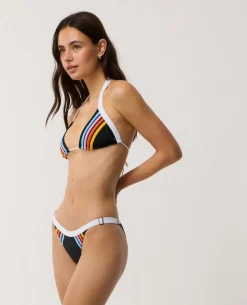 Swell Revival Tie Side Cheeky Coverage Bikini Bottom