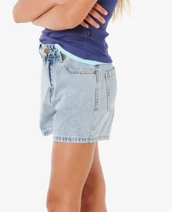Tabby Denim Short - Kids