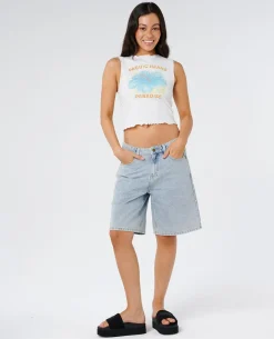 Topanga Canyon Shirred Tank