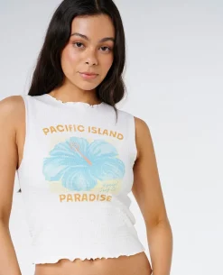 Topanga Canyon Shirred Tank