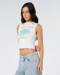 Topanga Canyon Shirred Tank