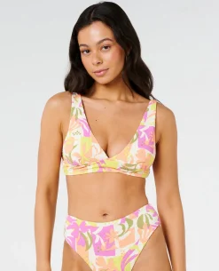 Topanga Geo Deep V Bikiki Top