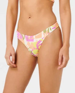 Topanga Geo Hi Leg Skimpy Coverage Bikini Bottom