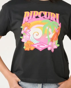 Tropical Dawn Crop Tee- Kids