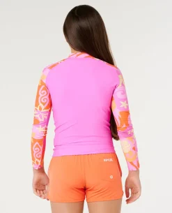 Tropical Dawn Long Sleeve Rash Vest- Kids