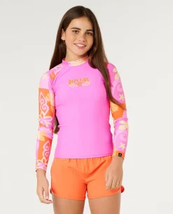 Tropical Dawn Long Sleeve Rash Vest- Kids