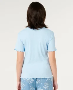 Tropical Dawn Rib Tee - Kids