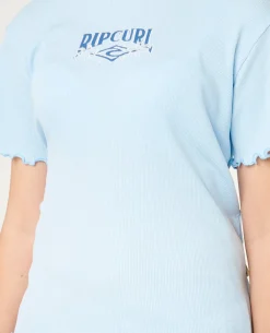 Tropical Dawn Rib Tee - Kids