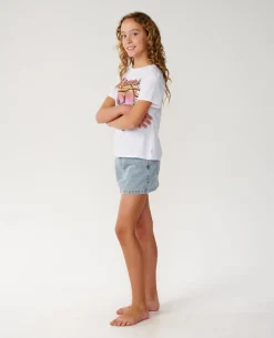 Wave Crop Tee - Kids