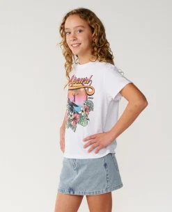 Wave Crop Tee - Kids