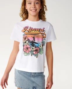 Wave Crop Tee - Kids
