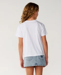 Wave Crop Tee - Kids
