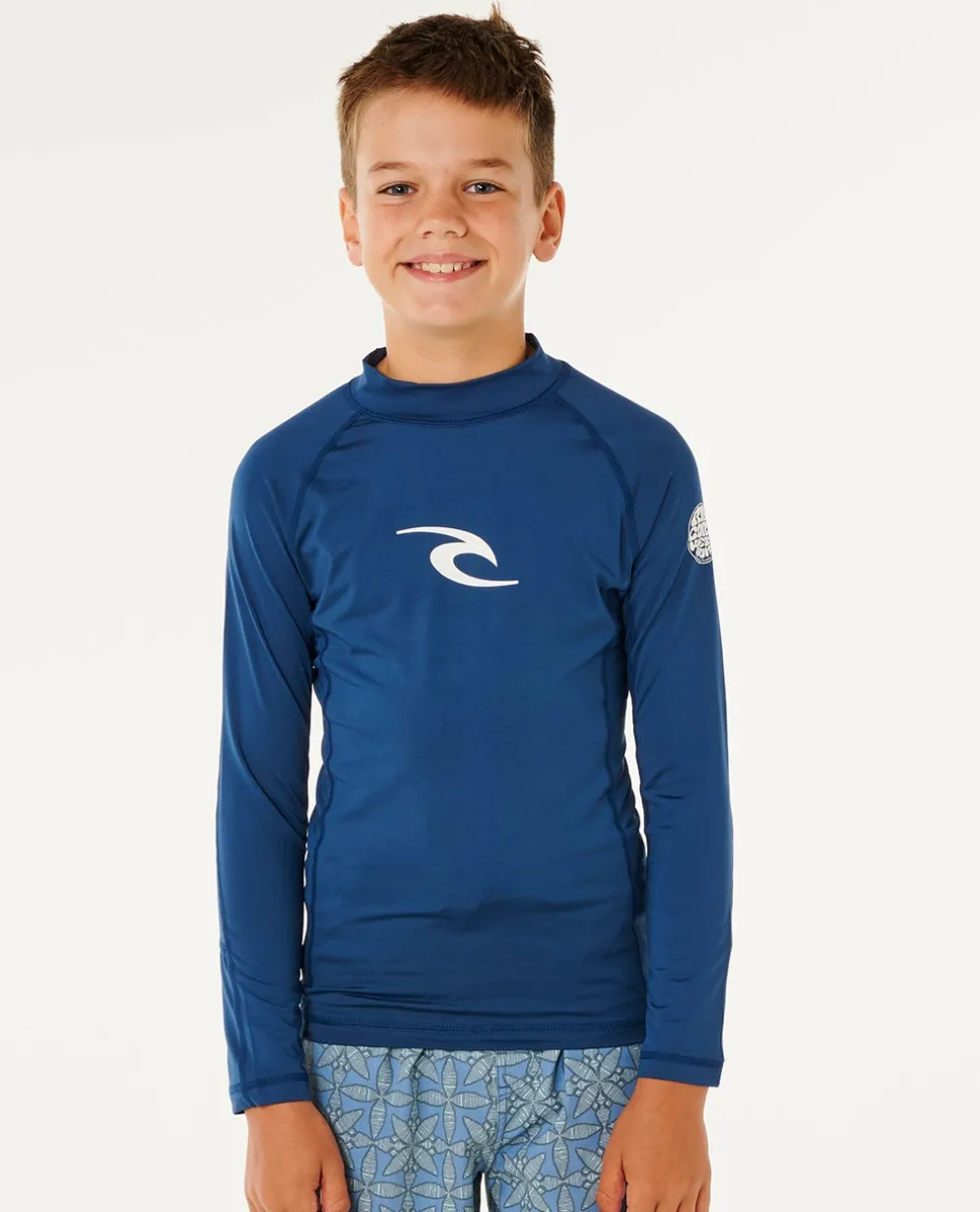 Waves UPF Long Sleeve Rash Vest - Kids