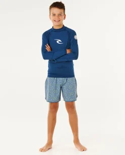 Waves UPF Long Sleeve Rash Vest - Kids