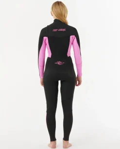 Womens Dawn Patrol 4/3 Chest Zip Wetsuit