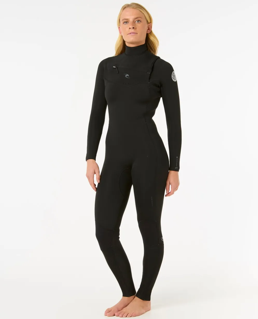 Womens Dawn Patrol 4/3 Chest Zip Wetsuit