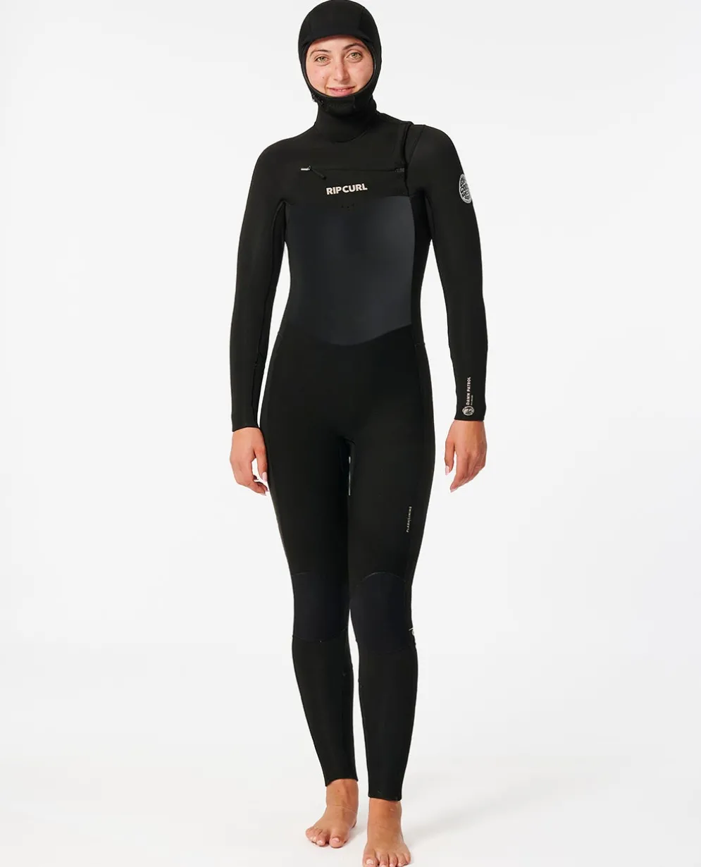 Women's Dawn Patrol 5/4 Hooded Chest Zip Fullsuit Wetsuit