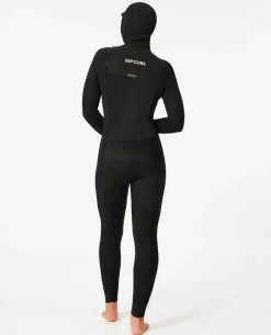 Women's Dawn Patrol 5/4 Hooded Chest Zip Fullsuit Wetsuit