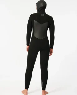 Women's Flashbomb 6/4 Hooded Chest Zip Fullsuit Wetsuit