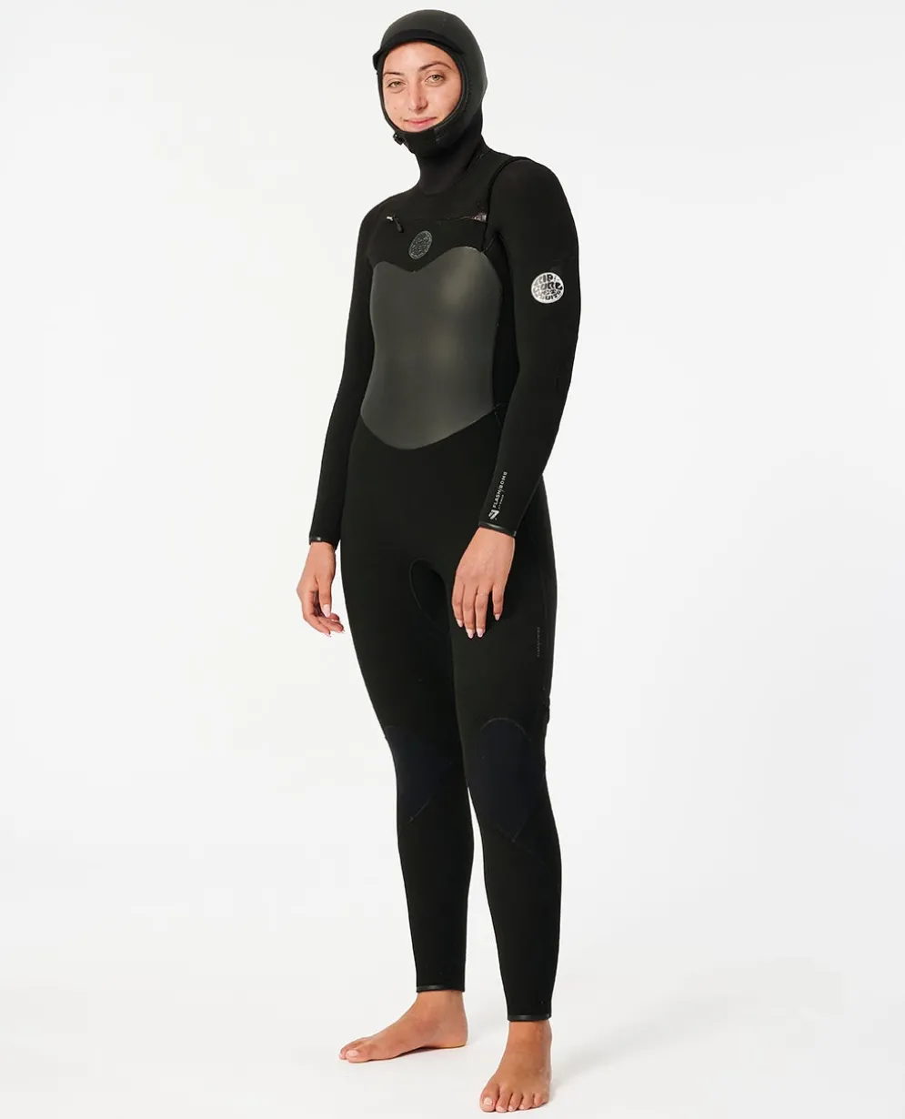 Women's Flashbomb 6/4 Hooded Chest Zip Fullsuit Wetsuit